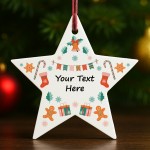 Custom Message Christmas Tree Ornament For Him Her Personalised Custom Message Christmas Tree Ornament For Him Her Personalised