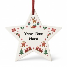 Christmas Tree Bauble For Couple Family Baby Secret Santa Gift