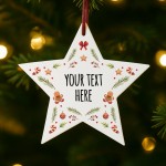 Personalised Christmas Tree Bauble For Couple Family Baby Personalised Christmas Tree Bauble For Couple Family Baby