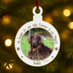 Personalised Dog Memorial Christmas Decoration For Dog Lover
