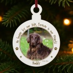 Personalised Dog Memorial Christmas Decoration For Dog Lover