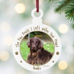 Pet Memorial Bauble With Photo Personalised Dog Memorial Pet Memorial Bauble With Photo Personalised Dog Memorial