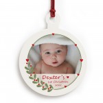 Personalised Babys 1st Christmas Gift My First Christmas Bauble Personalised Babys 1st Christmas Gift My First Christmas Bauble