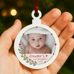 Personalised Babys 1st Christmas Gift My First Christmas Bauble Personalised Babys 1st Christmas Gift My First Christmas Bauble