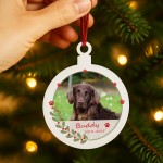Personalised Memorial Pet Ornament Custom Picture Decoration