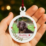 Personalised Memorial Pet Ornament Custom Picture Decoration