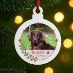 Personalised Memorial Pet Ornament Custom Picture Decoration