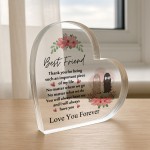 Best Friend Plaque Friendship Gifts For Women LOVE YOU Gift
