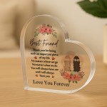 Best Friend Plaque Friendship Gifts For Women LOVE YOU Gift