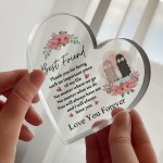 Best Friend Plaque Friendship Gifts For Women LOVE YOU Gift