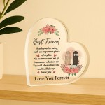 Best Friend Plaque Friendship Gifts For Women LOVE YOU Gift