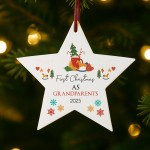 Personalised First Christmas As Grandparents Christmas Bauble Personalised First Christmas As Grandparents Christmas Bauble