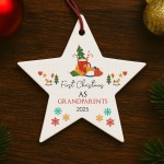 Personalised First Christmas As Grandparents Christmas Bauble Personalised First Christmas As Grandparents Christmas Bauble