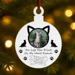 Cat Memorial Bauble With Photo Personalised Cat Memorial Gift Cat Memorial Bauble With Photo Personalised Cat Memorial Gift
