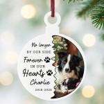 In Memory Plaque For Dog Memorial Bauble With Photo Personalised