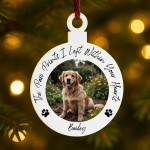 Personalised Photo Memory Plaque For Dog Memorial Bauble Personalised Photo Memory Plaque For Dog Memorial Bauble