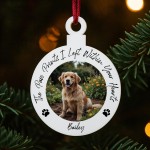Personalised Photo Memory Plaque For Dog Memorial Bauble Personalised Photo Memory Plaque For Dog Memorial Bauble