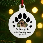Photo Memory Plaque For Dog Memorial Bauble Personalised Gift Photo Memory Plaque For Dog Memorial Bauble Personalised Gift