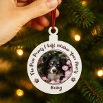 Personalised Memorial Pet Ornament Custom Picture Ornament