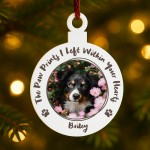 Personalised Memorial Pet Ornament Custom Picture Ornament