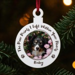 Personalised Memorial Pet Ornament Custom Picture Ornament