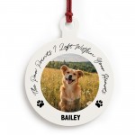 Memorial Pet Ornament Personalised Photo Christmas Ornament Memorial Pet Ornament Personalised Photo Christmas Ornament