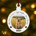 Memorial Pet Ornament Personalised Photo Christmas Ornament Memorial Pet Ornament Personalised Photo Christmas Ornament
