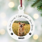 Memorial Pet Ornament Personalised Photo Christmas Ornament Memorial Pet Ornament Personalised Photo Christmas Ornament