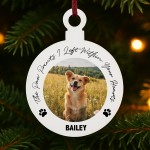 Memorial Pet Ornament Personalised Photo Christmas Ornament Memorial Pet Ornament Personalised Photo Christmas Ornament