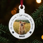 Memorial Pet Ornament Personalised Photo Christmas Ornament Memorial Pet Ornament Personalised Photo Christmas Ornament