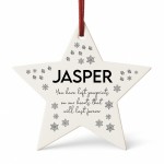 In Memory Star Plaque For Dog Memorial Bauble Personalised Sign