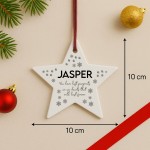 In Memory Star Plaque For Dog Memorial Bauble Personalised Sign