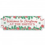 Novelty Christmas Decoration For New Home Gift Personalised Sign