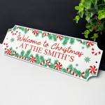 Novelty Christmas Decoration For New Home Gift Personalised Sign