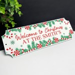 Novelty Christmas Decoration For New Home Gift Personalised Sign