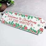 Novelty Christmas Decoration For New Home Gift Personalised Sign