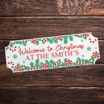 Novelty Christmas Decoration For New Home Gift Personalised Sign