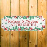 Novelty Christmas Decoration For New Home Gift Personalised Sign