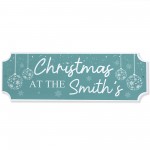 Novelty Plaque For First Christmas New Home Gift Personalised