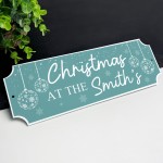 Novelty Plaque For First Christmas New Home Gift Personalised