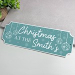 Novelty Plaque For First Christmas New Home Gift Personalised