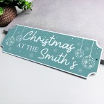 Novelty Plaque For First Christmas New Home Gift Personalised