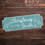 Novelty Plaque For First Christmas New Home Gift Personalised