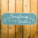 Novelty Plaque For First Christmas New Home Gift Personalised