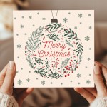 Christmas Card For Him Her Merry Christmas Card For Friends Fam