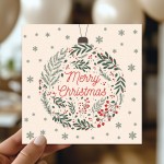 Christmas Card For Him Her Merry Christmas Card For Friends Fam