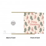Merry Christmas Greetings Card Kraft Envelope Christmas Card