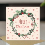 Christmas Card, Festive Xmas Card For Friend and Family
