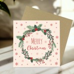 Christmas Card, Festive Xmas Card For Friend and Family