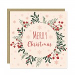 Christmas Cards Pack of 6 With Kraft Envelopes Merry Christmas